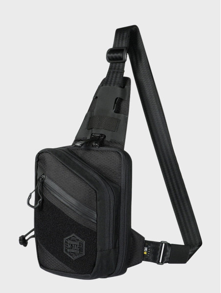 M-TAC Torba na Ramię Saszetka Elite Sling Pistol Hex Rzep Czarny