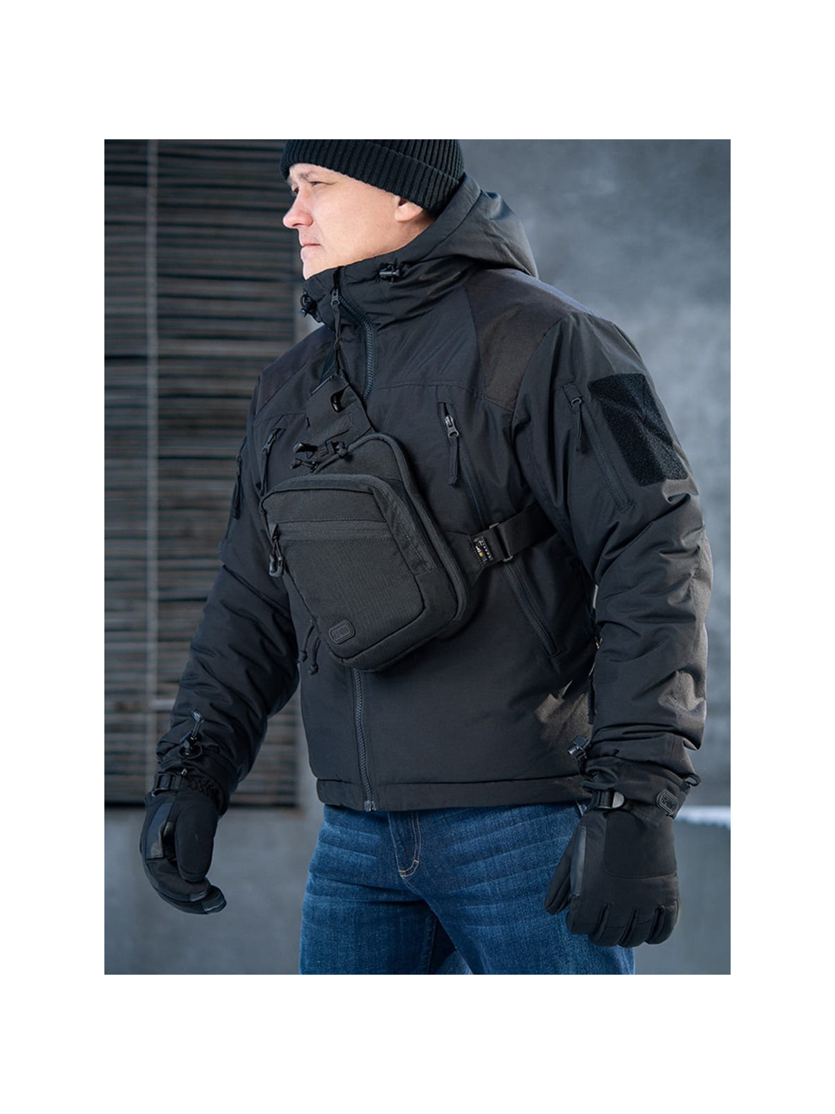 M-TAC Torba na Ramię Saszetka Elite Sling Pistol Czarna