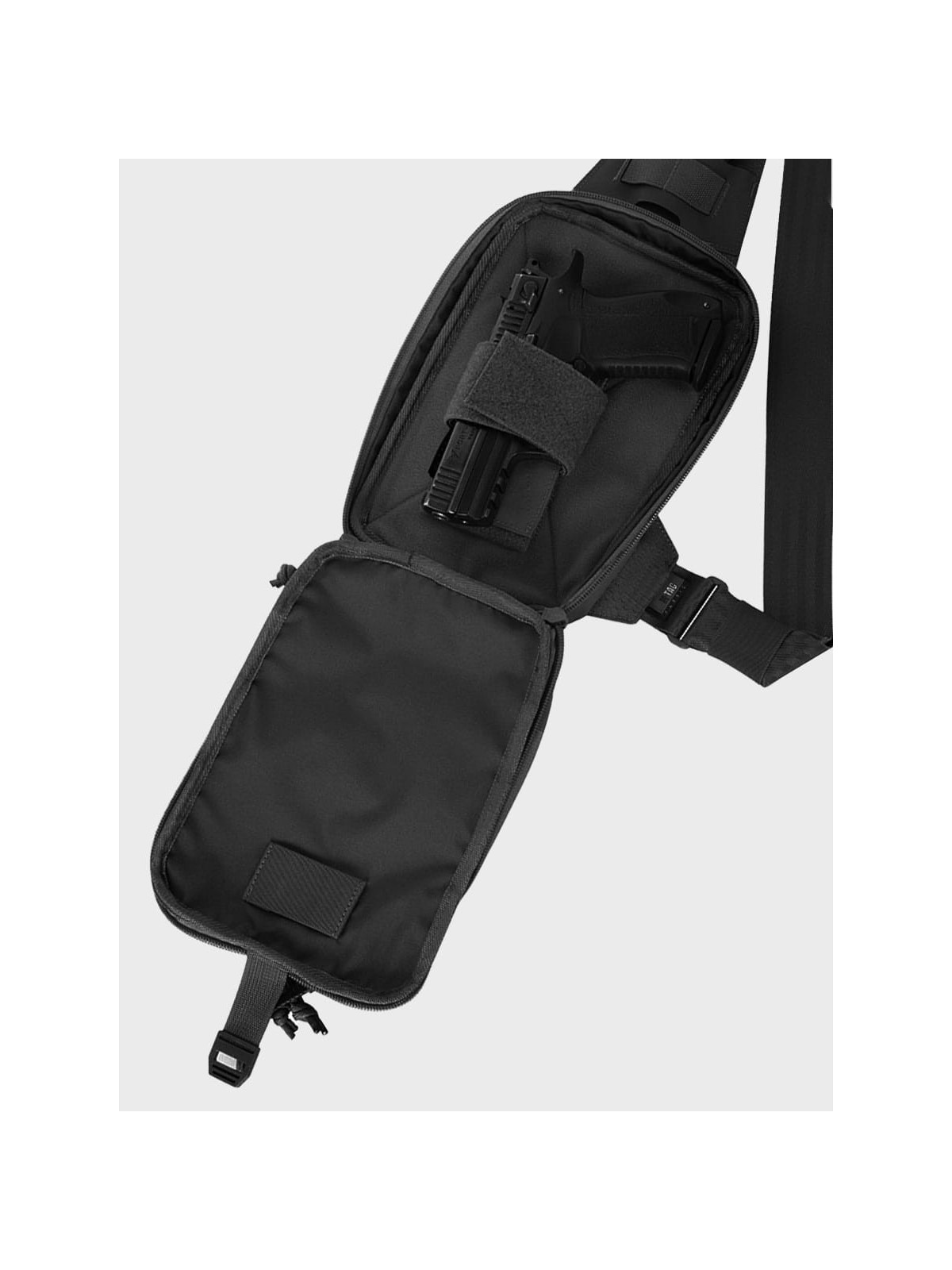 M-TAC TORBA MĘSKA NA RAMIĘ SLING PISTOL BAG 1L CZARNA