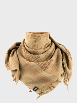M-TAC CHUSTA SHEMAGH ARAFATKA PIRATE SKULL COYOTE-BRĄZOWA