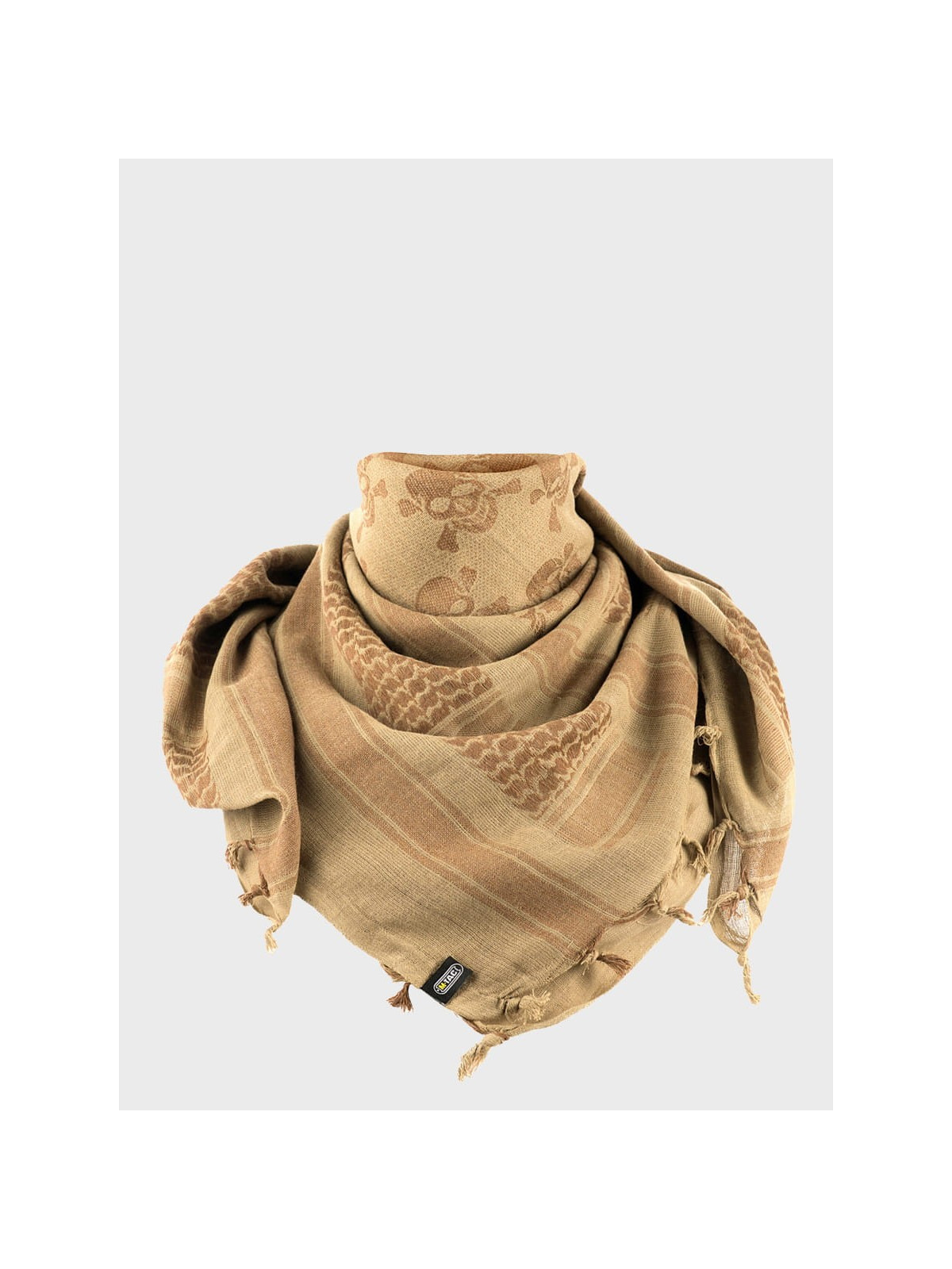 M-TAC CHUSTA SHEMAGH ARAFATKA PIRATE SKULL COYOTE-BRĄZOWA