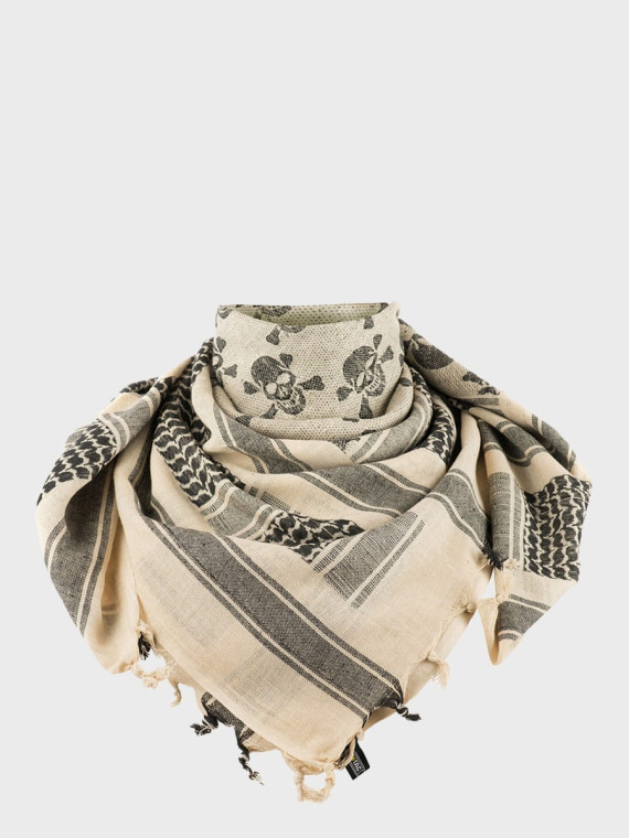 M-TAC CHUSTA SHEMAGH ARAFATKA PIRATE SKULL COYOTE-CZARNA