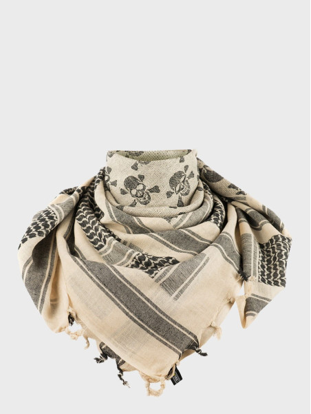 M-TAC CHUSTA SHEMAGH ARAFATKA PIRATE SKULL COYOTE-CZARNA