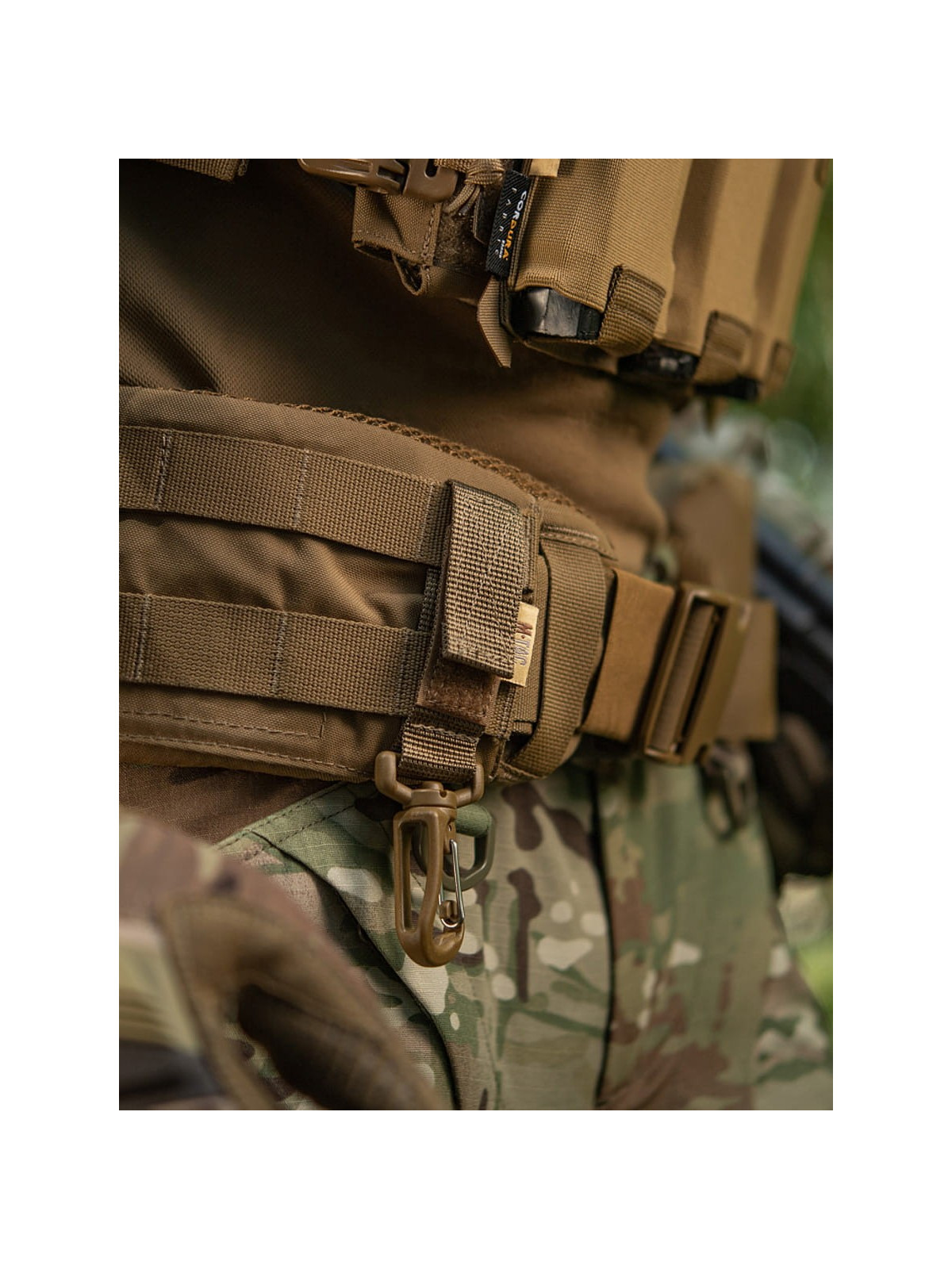 M-TAC TROK Z KARABIŃCZYKIEM MOLLE  COYOTE