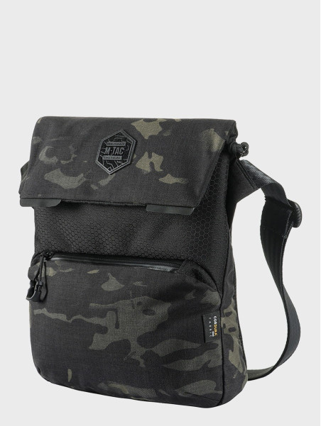 M-TAC TORBA NA RAMIĘ KONVERT ELITE MULTICAM BLACK/czarny