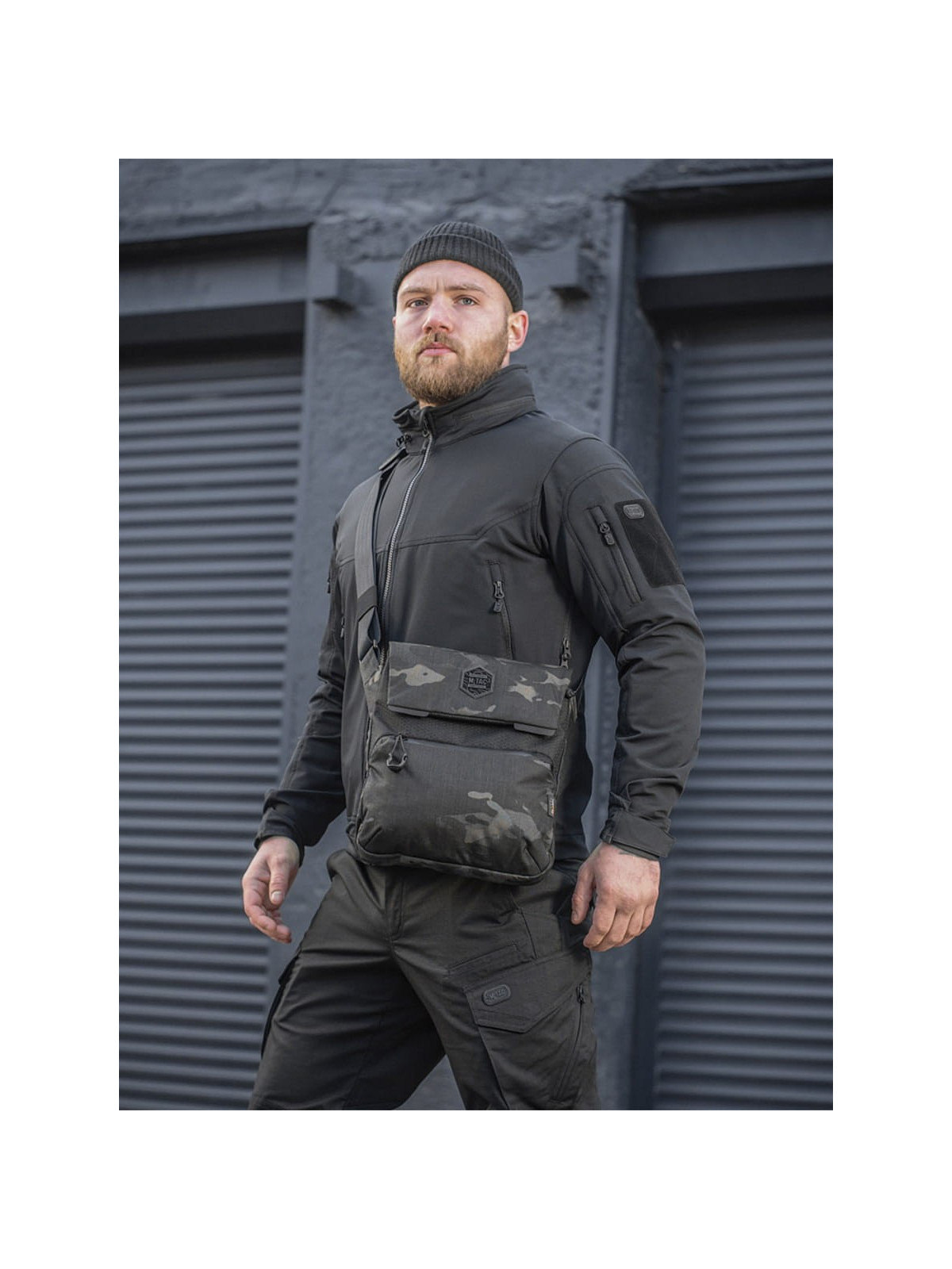 M-TAC TORBA NA RAMIĘ KONVERT ELITE MULTICAM BLACK/czarny