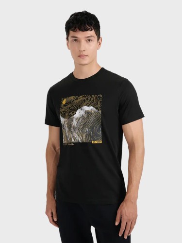 Koszulka męska sportowa TTSHM3122 Czarna