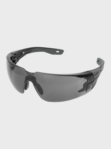 Okulary Ochronne BHP RUSH+ 2.0 Czarno-Szare dymne