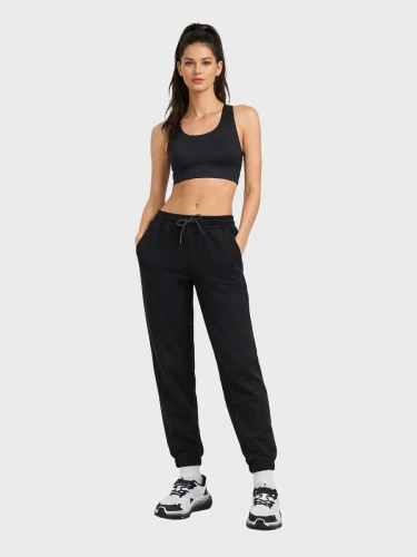 Spodnie damskie dresowe TTROF1658 Czarne