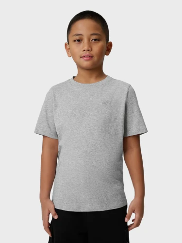 Koszulka chłopięca TTSHM2330 bawełniana Szary melanż
