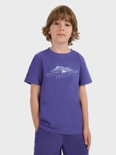 Koszulka chłopięca TTSHM2404 bawełniana granatowa