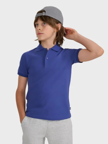 Koszulka polo chłopięca TPTSM614 Granatowa