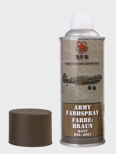 FARBA WOJSKOWA SPRAY 400ml BRĄZOWY MATOWY