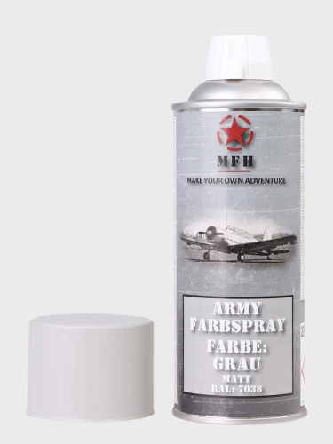 FARBA WOJSKOWA SPRAY 400ml SZARY MATOWY