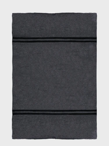 Koc wojskowy 200cm x 150cm szary z czarnymi paskami 