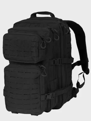 Plecak wojskowy Warrior laser cut 36L Molle Velcro czarny