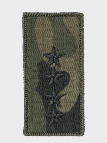 Emblemat WTU/134 Starszy chorąży sztabowy 42X86mm na rzep WZ.93