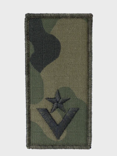 Emblemat WTU/134 Młodszy chorąży 42X86mm na rzep WZ.93