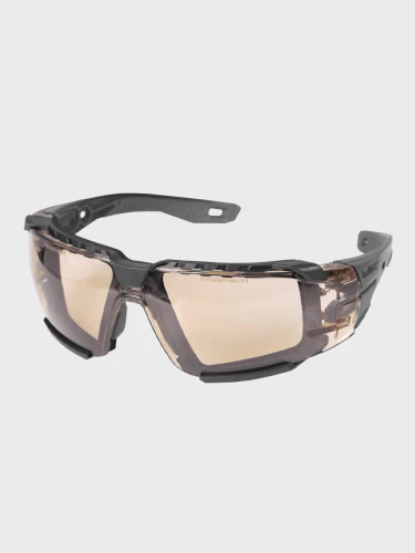 Okulary gogle ochronne RUSH+ 2.0 30E Platinum czano-szare