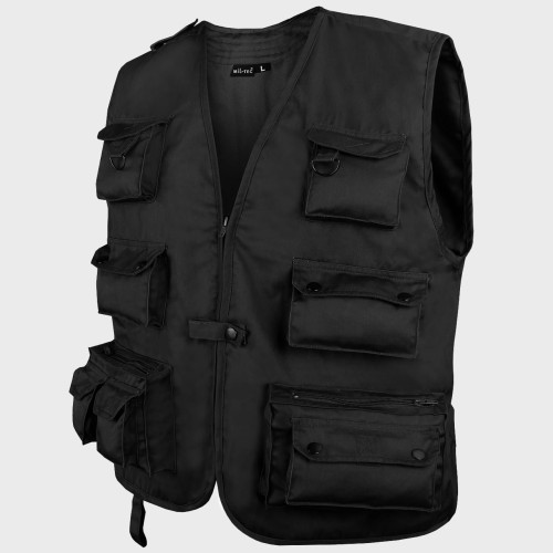 KAMIZELKA WĘDKARSKA MYŚLIWSKA JAGD CZARNA