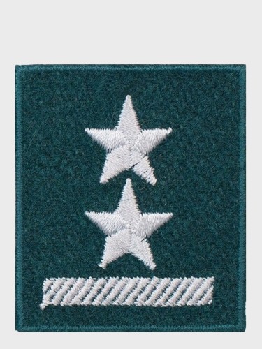 EMBLEMAT NA BERET PODPORUCZNIK ZIELONY