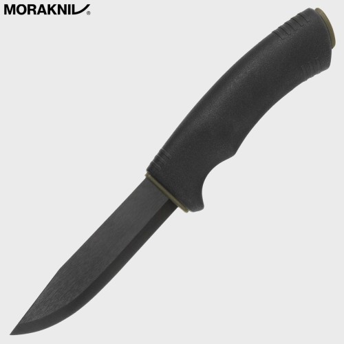 NÓŻ BUSHCRAFT 12490 STAL WĘGLOWA CZARNY