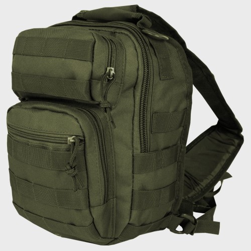 PLECAK TORBA ASSAULT NA JEDNO RAMIĘ 9L OLIWKOWY