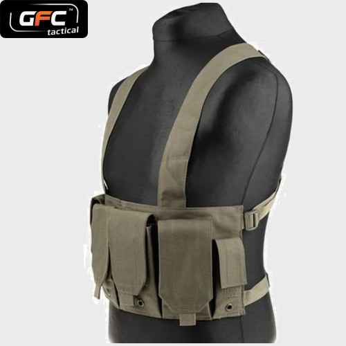 KAMIZELKA TAKTYCZNA  CHEST RIG OLIWKOWA