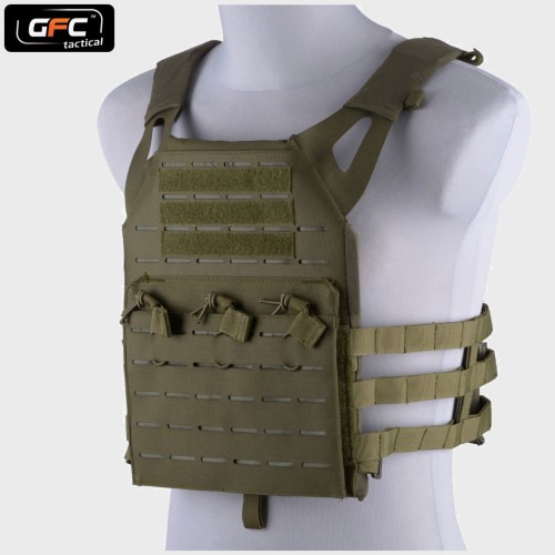 KAMIZELKA TAKTYCZNA TYPU JUMP LASER CUT OLIWKOWA