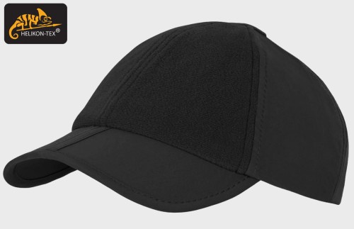 CZAPKA BEJSBOLÓWKA SKŁADANY DASZEK CZARNA