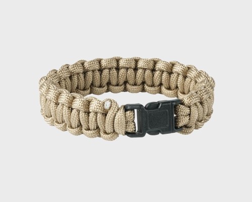 BRANSOLETKA SURVIVAL PARACORD COYOTE