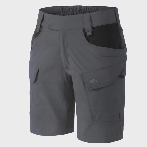 KRÓTKIE SPODENKI DAMSKIE OTP 8.5 SHADOW GREY-CZARNE