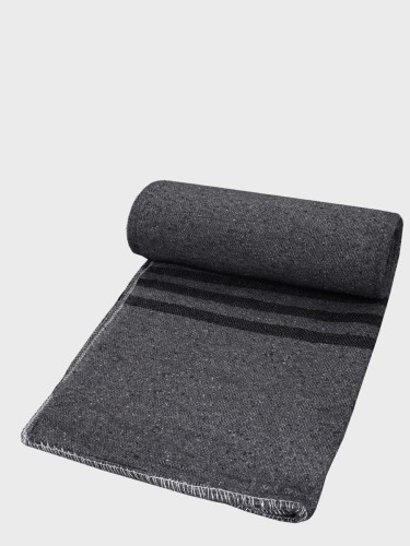 WOJSKOWY KOC BIWAKOWY 150X200CM IMPREGNOWANY SZARY