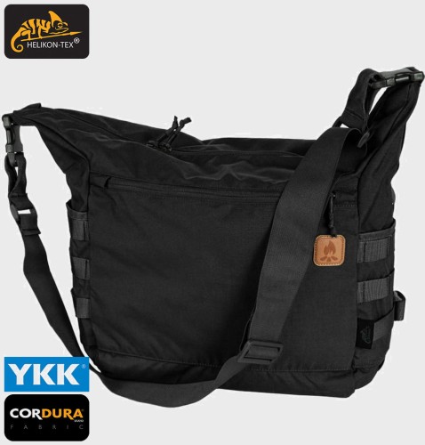 TORBA NA RAMIĘ BUSHCRAFT CORDURA 17L CZARNA