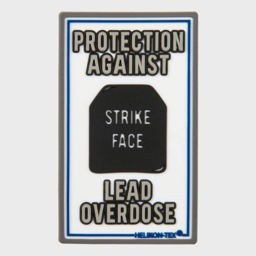 NASZYWKA 3D LEAD OVERDOSE VELCRO PVC BIAŁY