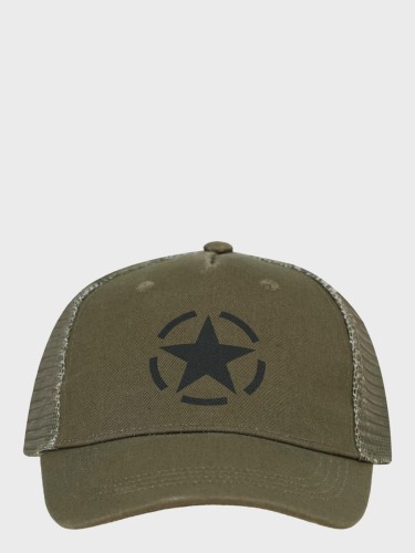 CZAPKA Z DASZKIEM BEJSBOLÓWKA TRUCKER OLIWKOWA