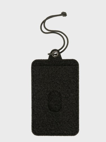 KIESZEŃ NA IDentyfikator PANEL NA NASZYWKI SMYCZ czarna