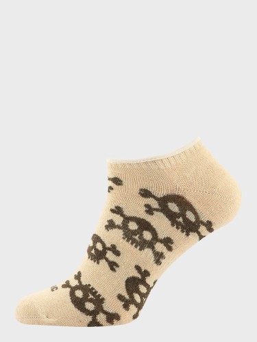 SKARPETY STOPKI LETNIE LEKKIE PIRATE SKULL PIASKOWE