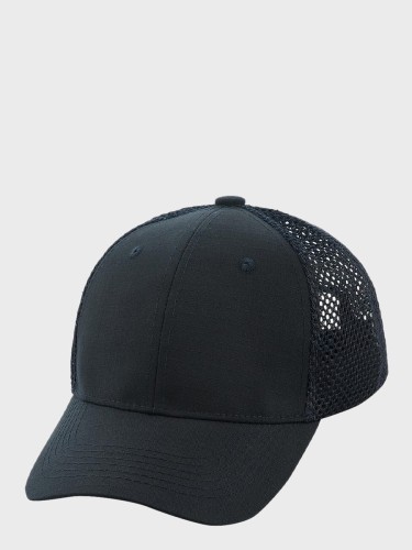 CZAPKA Z DASZKIEM BEJSBOLÓWKA SIATKA FLEX RIP-STOP GRANATOWA