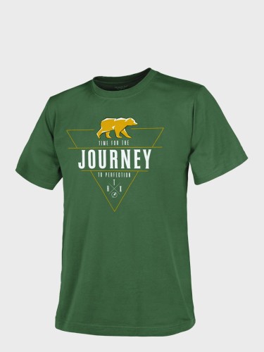 KOSZULKA T-SHIRT JOURNEY TO PERFECTION ZIELONA