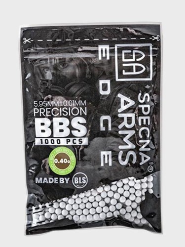 KULKI PRECYZYJNE DO ASG EDGE BIO 0,40g 1000 szt. BIAŁE