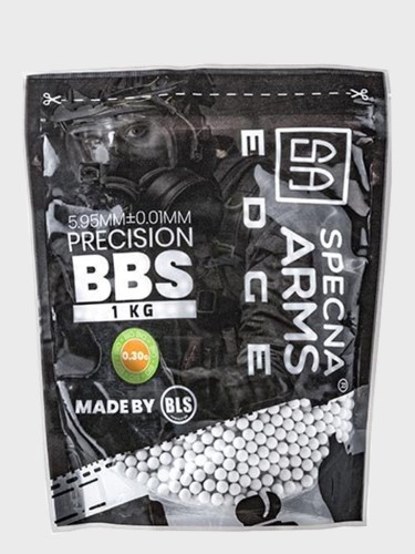 KULKI PRECYZYJNE DO ASG EDGE 0,30g 1 kg BIAŁE