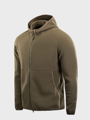 Bluza Polarowa Lite Microfleece Hoodie Army Oliwkowa
