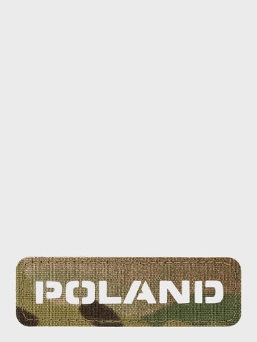 Naszywka Poland Laser Cut Rzep 25x80mm Multicam