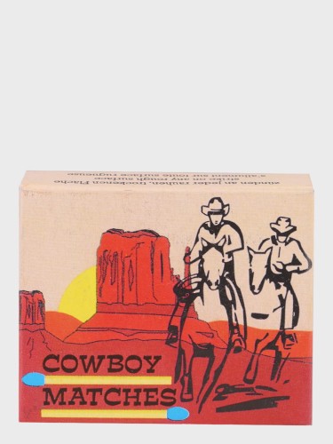 ZAPAŁKI KOWBOJSKIE 100 SZT ŁATWOPALNE COWBOY