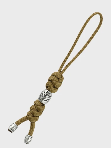Brelok Paracord Zawieszka Zeus Stainless Steel Coyote