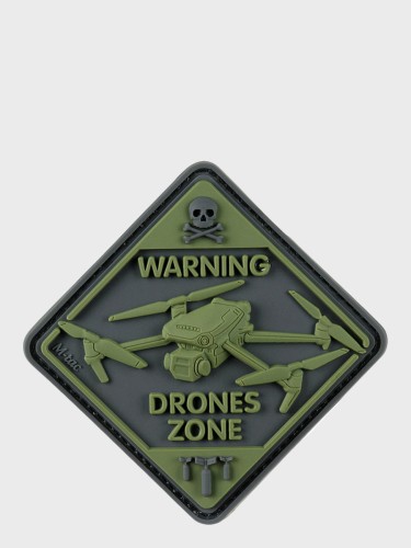 NASZYWKA DRONE ZONE PVC OLIWKOWA