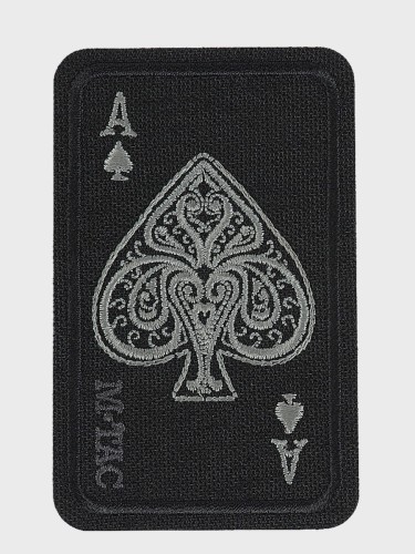 Naszywka Ace Of Spades Haftowana Czarna