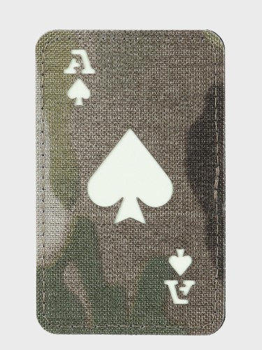 Naszywka Ace Of Spades Laser Cut Multicam Fluorescencyjna