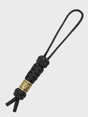 Brelok Paracord Zawieszka Scandinavian SM Chiński Węzeł Czarny